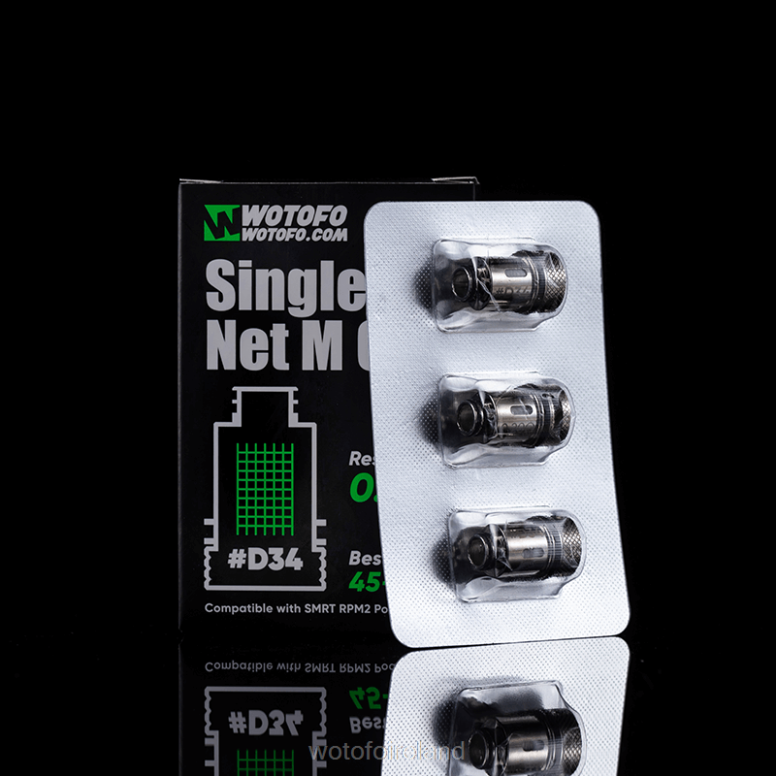 Wotofo Disposable Vape - Wotofo SMRT RPM2 POD COIL D31 A1 CONICAL NEXMESH 3PCS P28VD373