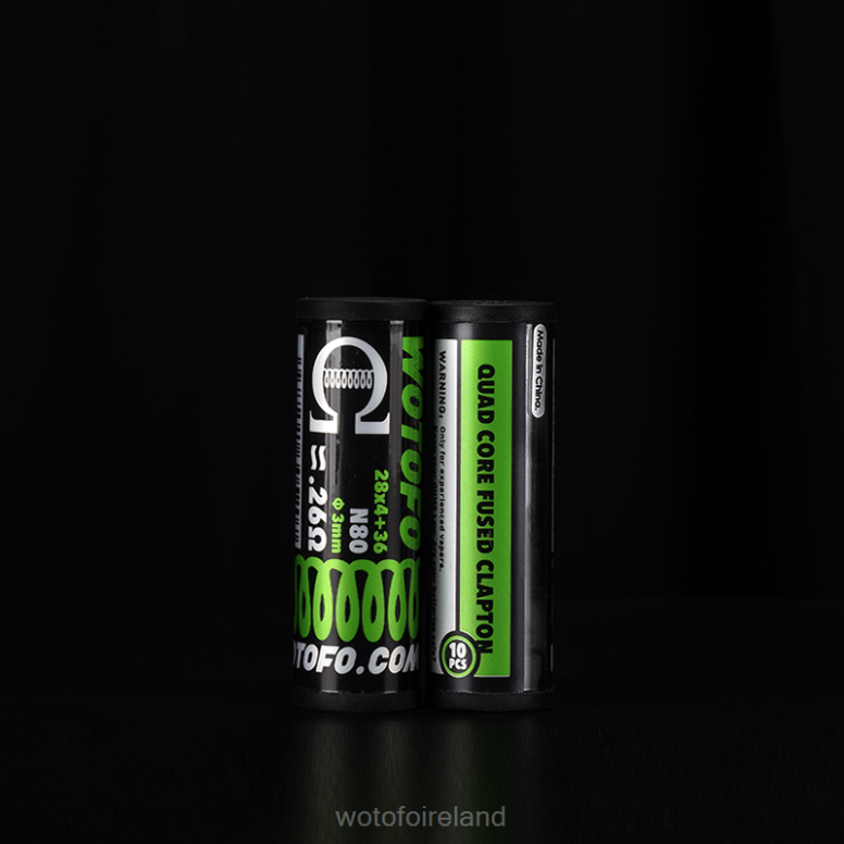 QUAD CORE FUSED CLAPTON 0.26 OHM 10PCS