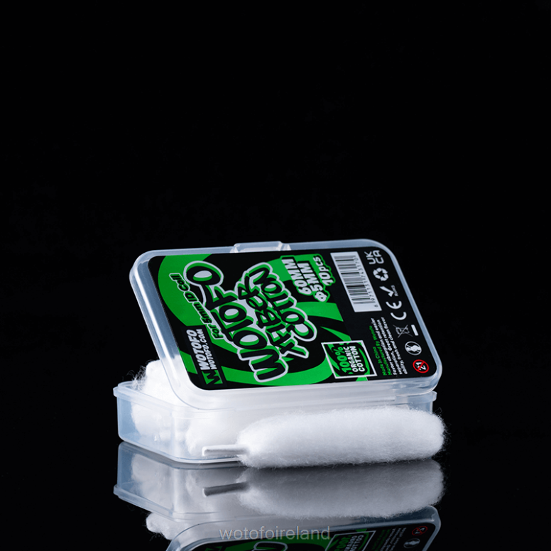 Wotofo Vape Pods - Wotofo XFIBER COTTON FOR ID COIL 5MM THICK 10PCS P28VD348