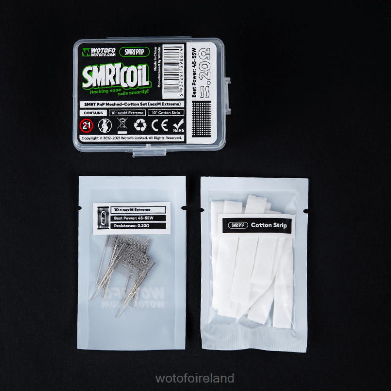 Wotofo Vape Review - Wotofo SMRT PNP MESH-COTTON SET NEXMESH TURBO P28VD339