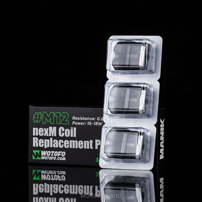 Wotofo Vape Pods - Wotofo MANIK MINI REPLACEMENT POD M12 NEXMESH COIL BUILT-IN 3PCS P28VD88
