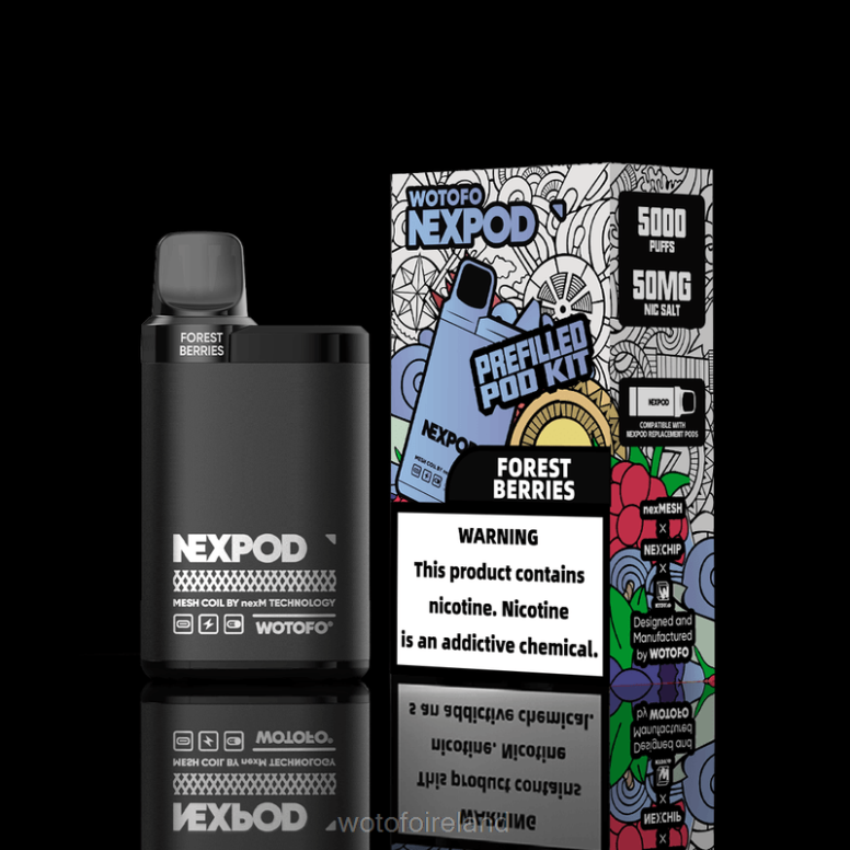 Wotofo Vape Pods - Wotofo NEXPOD KIT 20MG ALL-INCLUSIVE BOX P28VD8